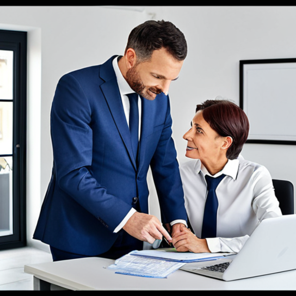 Declaring Rental Income**
"A tax advisor in a bright, modern office assisting a client with their French property tax return, focusing on 'Revenus Fonciers' (rental income), fully clothed in professional attire, safe for work, appropriate content, perfect anatomy, correct proportions, professional scene, family-friendly."
**