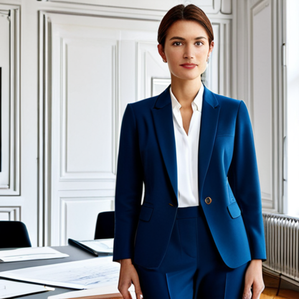 공인중개사 시험 준비 동기 부여 팁 - Parisian Architect**
A professional female architect, wearing a stylish yet modest blazer and trous...