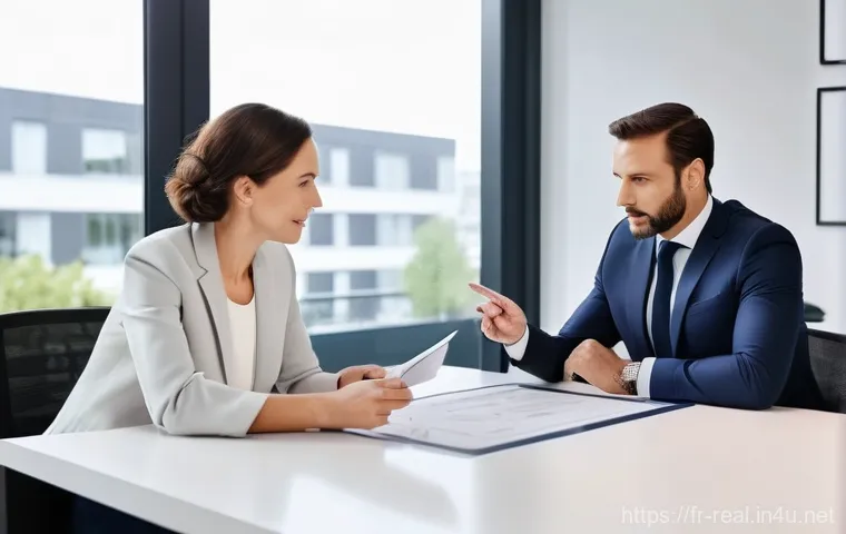 공인중개사 자격증과 사회적 가치를 높이는 사례 - **Prompt:** A proud, elegantly dressed French real estate agent, a woman in her late 30s, with a war...