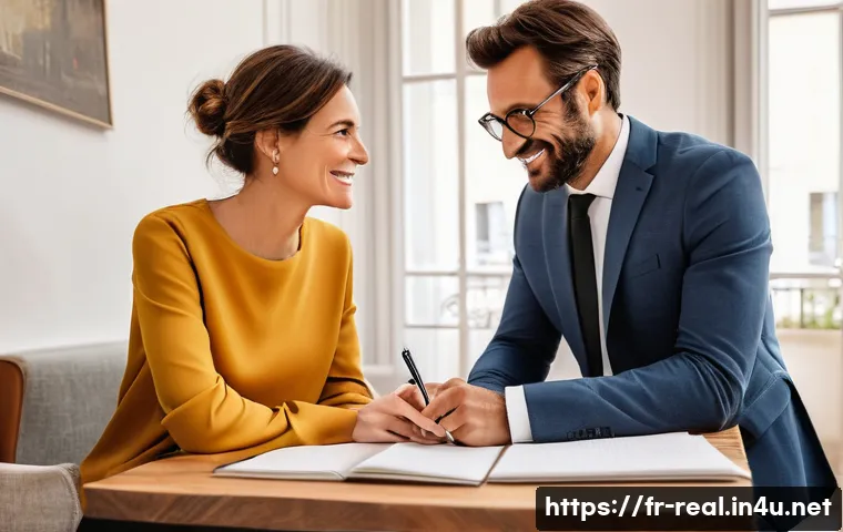 공인중개사 부동산 고객 만족도 조사 방법 - **Prompt 1: Understanding Client Expectations**
"A bright, modern real estate agency office in a...