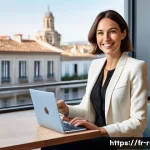 Home 12 공인중개사 자격증 취득 후 새로운 도전 - **Prompt:** A confident and modern French real estate agent, a woman in her late 30s, elegantly dres...