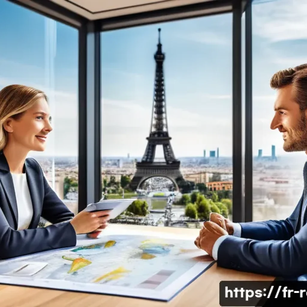 공인중개사 자격증과 해외 부동산 투자 사례 - A sophisticated international real estate investor consulting with local certified professionals in ...