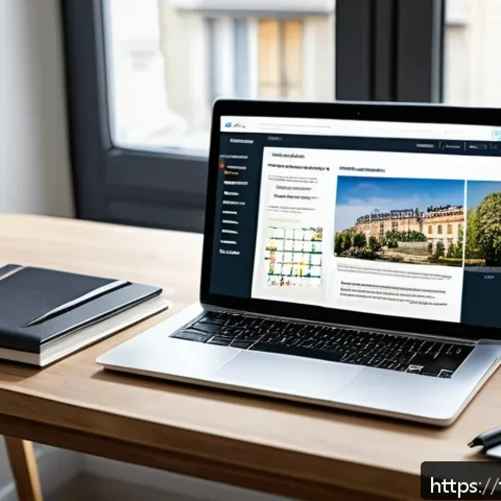 공인중개사 시험 관련 온라인 강의 플랫폼 - A modern online learning platform interface displayed on a sleek laptop screen, showing a dashboard ...
