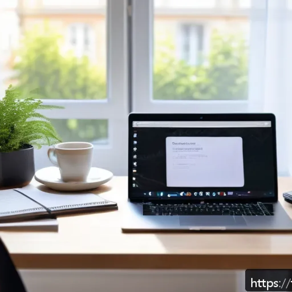 공인중개사 시험 대비 독창적인 학습 전략 연구 - A cozy, well-organized study space in a modern French apartment, featuring a clean desk with a lapto...